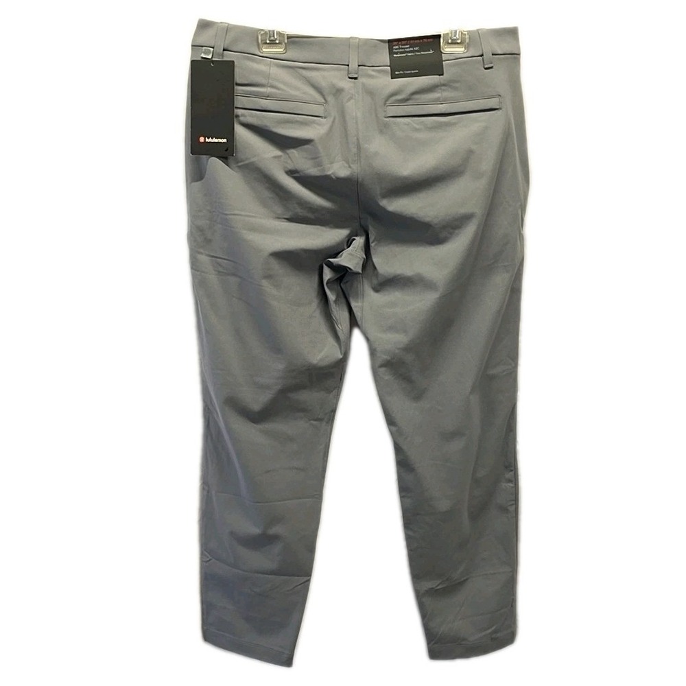 NWT Lululemon ABC Trouser Warpstreme Gray 36x30 Slim Fit Mens Pants Athleisure - Picture 2 of 4